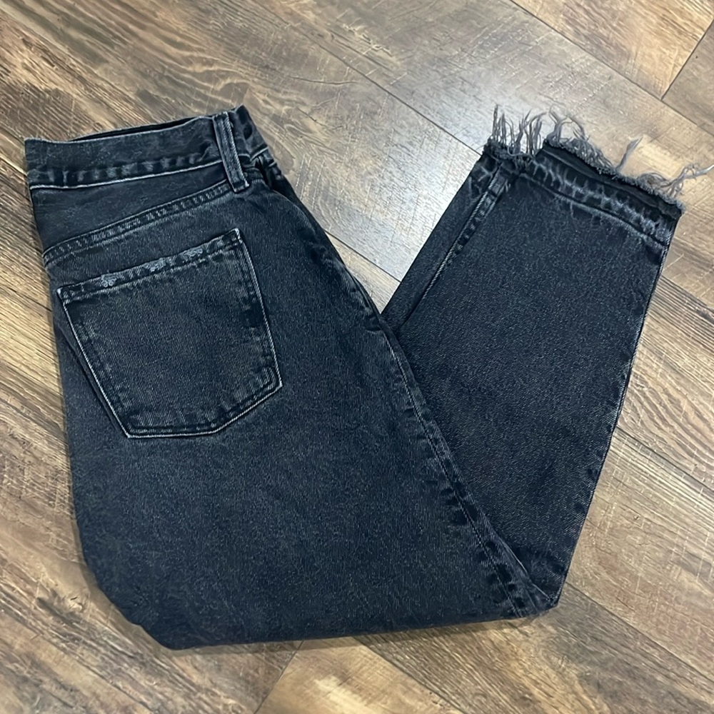 Old navy mid rise slouchy taper jeans